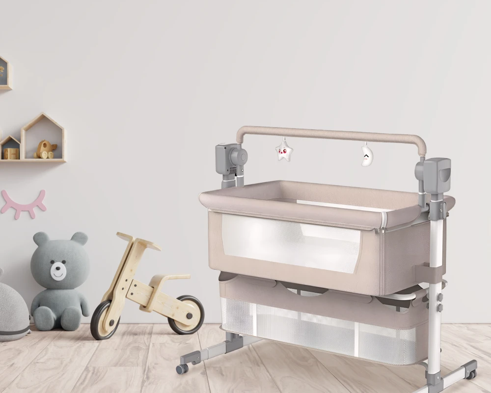 self rocking baby bassinet