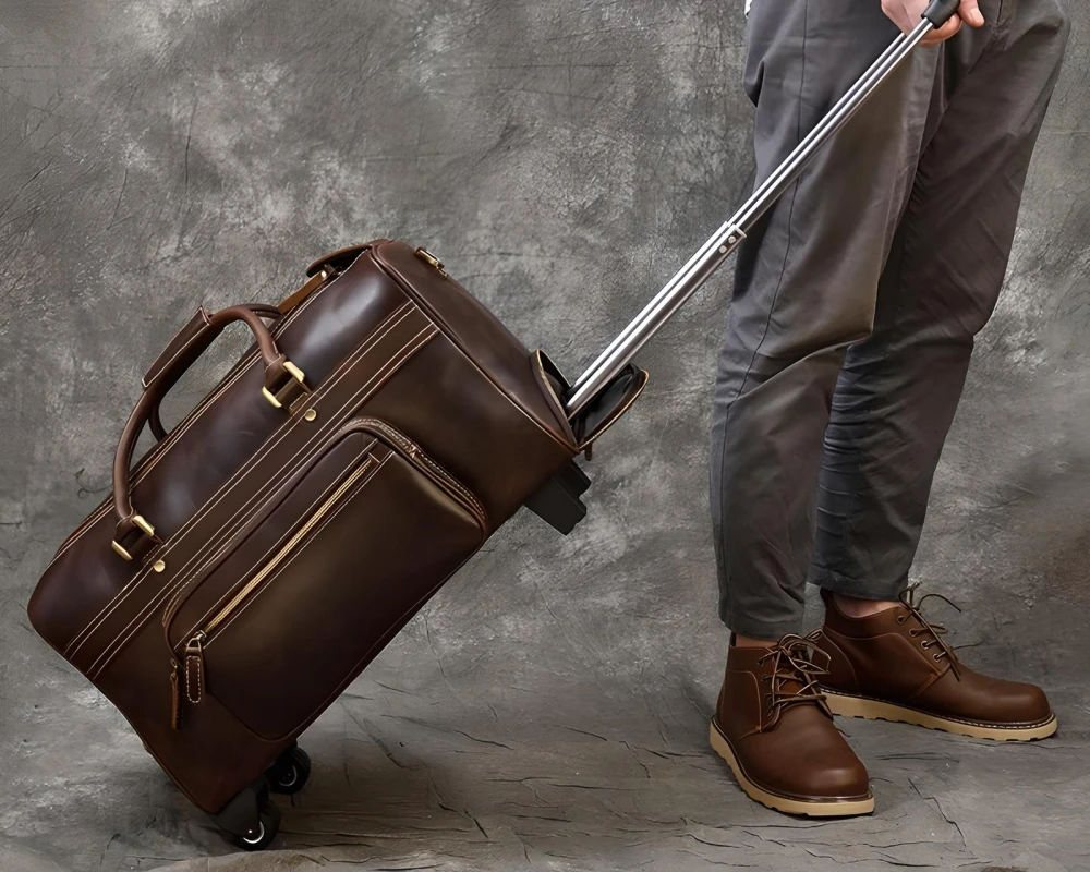 soft luggage with wheels