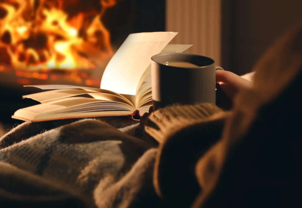 electric fireplace with remote control