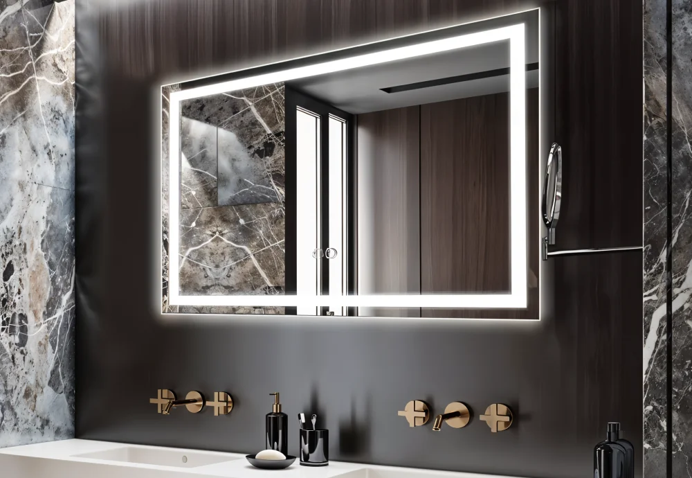 led anti fog bathroom mirror
