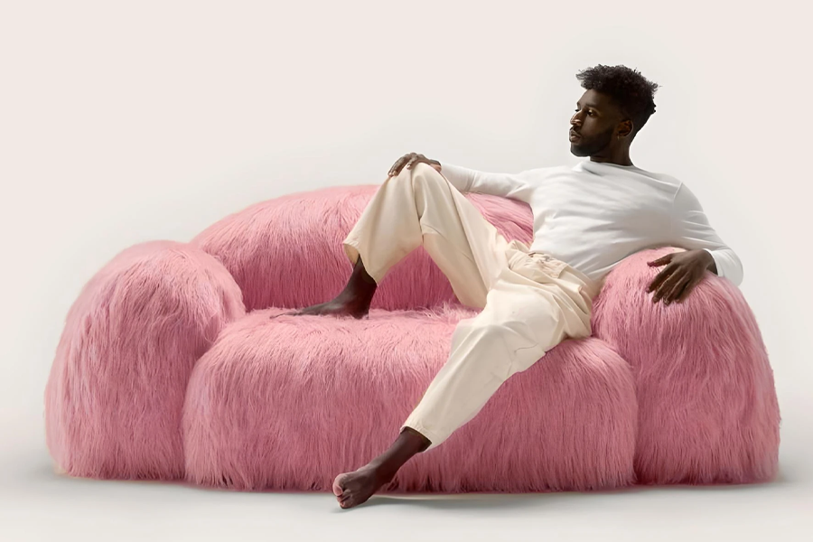 plush sofa couch