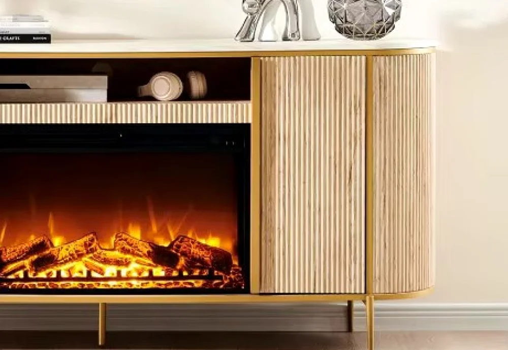 electric fireplace and tv stand